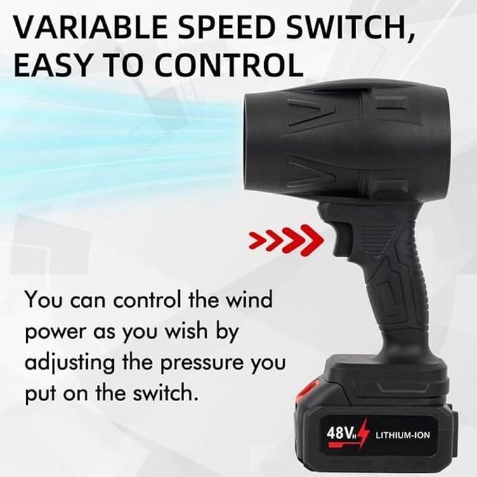 All-in-One Cordless Turbo Jet Blower – Garden, Car & Home Cleaning