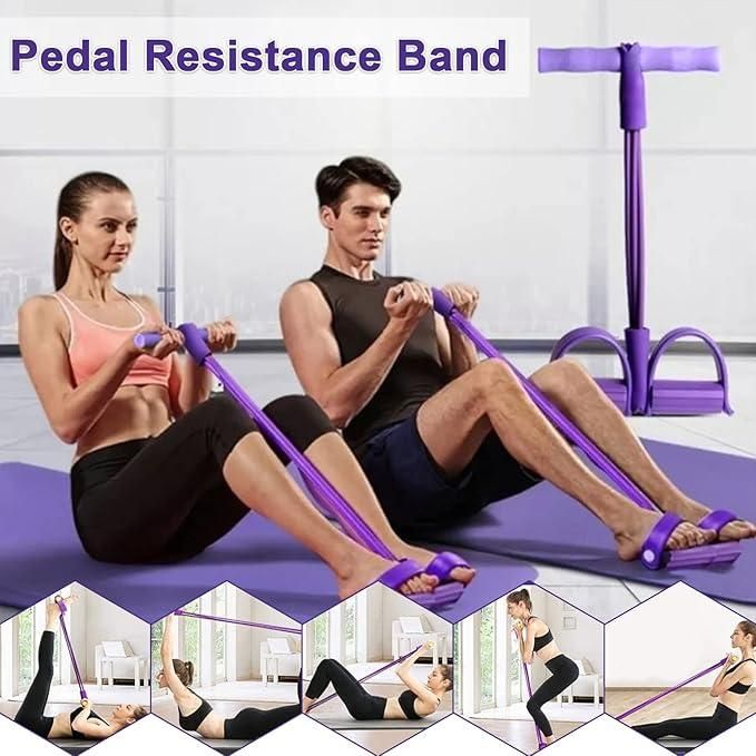 Portable Yoga Pedal Resistance Band – Stretch, Tone & Train Anywhere